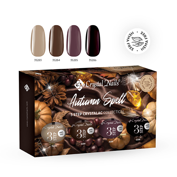 Cofanetto Autumn Spell con quattro tonalità autunnali