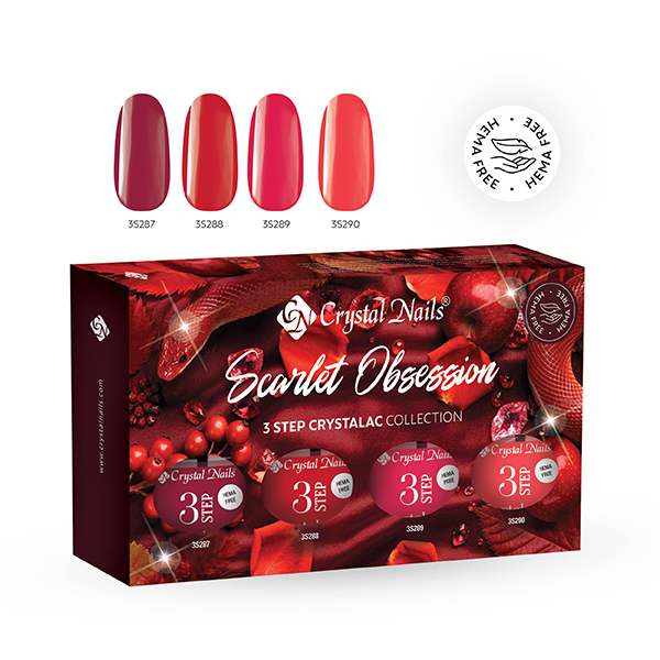 Cofanetto Scarlet Obsession con quattro tonalità di rosso